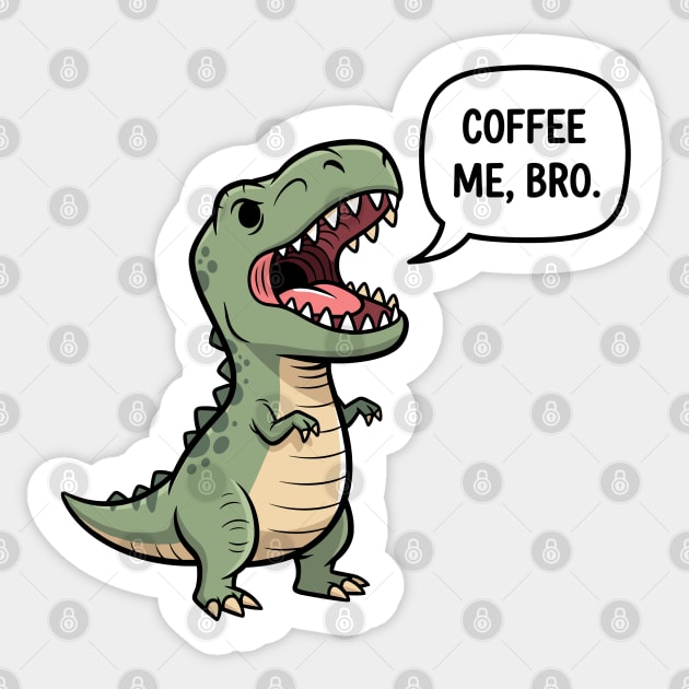 Coffee Me, Bro Sticker by enrynz